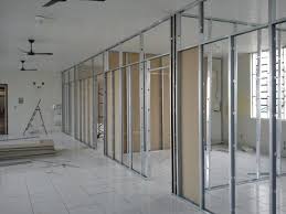 Drywall em execução